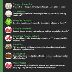 Capsules brûle-graisses nocturnes en gros pour femmes - Stimulant naturel du métabolisme, coupe-faim et aide au sommeil - Product Image 2