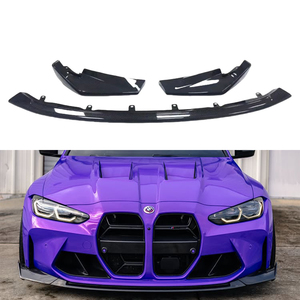 สำหรับ BMW M3 M4 G80 G82 รถคูเป้สองประตู ปี 2020-2026 ชุดแต่งสไตล์ CSL คาร์บอนไฟเบอร์ ลิ้นกันชนหน้า ชุดอุปกรณ์เสริมกันชนหน้า - Product Image 1