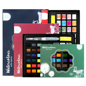 ชุดสีน้ำเมทัลลิกกลิตเตอร์แบบพกพา 24 สี สีทึบสำหรับศิลปิน - Product Image 2