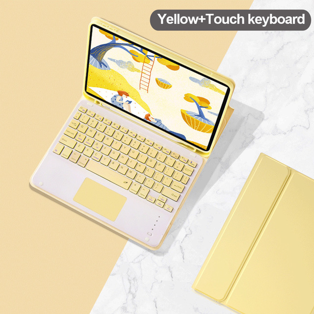 Wholesale Magnetic Tablet Keyboard Cover with Trackpad Pen Slot for Apple for iPad Mini 6/7 for iPad Air4/Air5 10.9 Leather Case