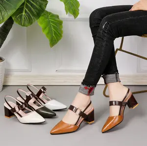 Dames Sandalen Schoenen Britse Stijl Maat 34-42 Schoenen Vrouwen Hakken