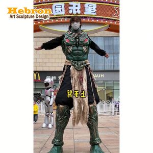 Costume de robot à écran LED lumineux, tenue de monstre Taotie, combinaison de danse sur échasses pour performance scénique en boîte de nuit - Product Image 1