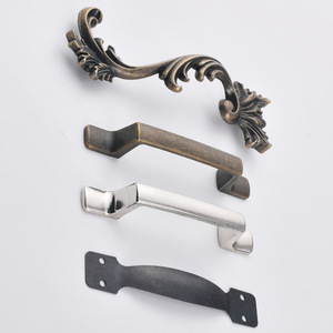 Jingmao Hardware Antique Style Zinc Alloy Drawer Cabinet Handle 75mm 113mm Bar Traditional Design - Product Image 1