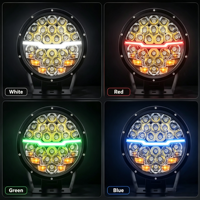 Projecteur de travail LED rond 8,6 pouces 220W, étanche IP68, 12-48V, 15840lm, lampe auxiliaire de conduite pour voiture tout-terrain, camion, chariot élévateur, engins