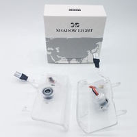 Pour MAZDA ATENZA 2010 ~ LED flaquettes lumières de voiture Logo projecteur HD porte étape lampe 3D fantôme ombre lumière accessoires lumière intérieure