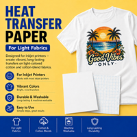 Papier de transfert à chaud A4, papier de sublimation, papier de transfert thermique haute température, papier de transfert thermique pour tissus foncés