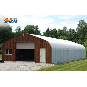 Refugio para Ganado, Establo para Granja Lechera, Cobertizo para Ganado Vacuno y Caprino, Estructura de Acero, Construcción para Cría de Ganado Vacuno y Porcino, Protección Invernal - Product Image 5