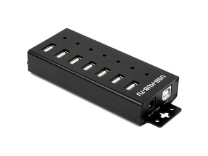 Waveshare Hub USB de qualité industrielle extensible avec 7 ports USB 2.0, 7 connexions USB simultanées, technologie MTT K814 - Product Image 2