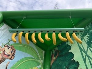 EASYFUN <span class=keywords><strong>Gioco</strong></span> Gonfiabile Acchiappa la Banana - <span class=keywords><strong>Gioco</strong></span> di Reazione Veloce Mani-Occhi - Allenamento di Reazione Rapida - Product Image 2