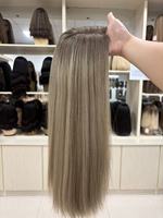 Topper en Cheveux Vierges Naturels à Base de Soie pour Femmes, Respirant, Haute Qualité, Ligne de Cheveux Naturelle Transparente pour Dentelle, Densité 150%
