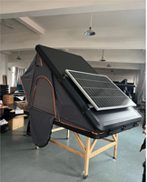 Tenda Atap Mobil Segitiga Aluminium Keras Anti Air OEM Promo 2026 untuk Mobil 4X4 Off-Road, Berkemah di Luar Ruangan, Tenda Atap