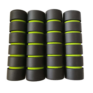 Poignées en mousse NBR pour tube moussant 20x5x150mm, antidérapantes, pour sports de plein air, finition noire mate, écologiques - Product Image 1