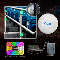 Sangle LED personnalisée pour médaille, éclairage de balustrade, multicolore, contrôle DMX sans fil