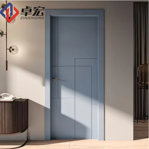 Portes intérieures françaises pré-montées Zhuohong personnalisables, demi-arche 30 <span class=keywords><strong>x</strong></span> 80 - Product Image 2