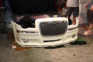 Spoiler latéral de pare-chocs avant et arrière pour <span class=keywords><strong>Chrysler</strong></span> <span class=keywords><strong>300c</strong></span>, kit carrosserie style KEN modifié, déflecteurs d'air, diffuseurs, capot, couvercle de <span class=keywords><strong>coffre</strong></span> 2005-2010 - Product Image 6