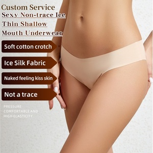 <strong>Tangas</strong> Hot Popular Customized <strong>Briefs</strong> Hipster Underwear Slimming Breathable Seamless Thongs Panties for <strong>Women</strong> - Product Image 4