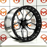 Jantes Maxtera forgées sur mesure, spécialisées dans la course de dragster, avec système Beadlock, pour Mustang, Dodge, Corvette, Camaro, CTS-V, jantes en alliage.