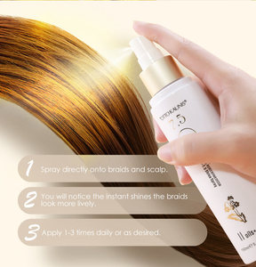 BRRS 7.5 Spray Protettivo Termico per <span class=keywords><strong>Capelli</strong></span> Silk Mist, Biologico ed Erboristico, Anti-Crespo, Lisciante, Lucidante Senza Risciacquo per <span class=keywords><strong>Capelli</strong></span> Danneggiati e Ricci - Product Image 6