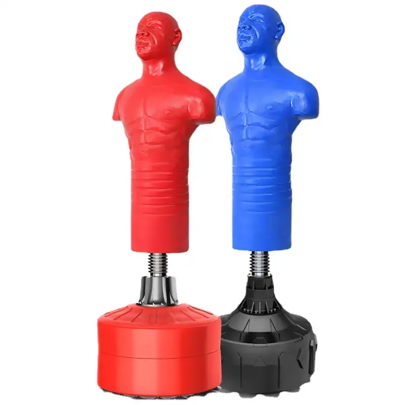 Body Punching Bag Boxing Trainer Sandbag de boxe Free Standing Punching Homem com altura ajustável