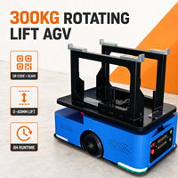 Robot AMR AGV Industri Baru dengan Pengaturan Ketinggian 60mm dan Platform Berputar untuk Penggunaan Rumah Tangga dan Penanganan Material Gudang Otomatis