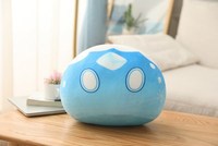 Jouets en peluche en velours d'anime Genshin Impact Cosplay Slime de 10 à 60 cm, coussin, éléments de projet, jouets pour enfants, cadeaux pour filles, boule tournante