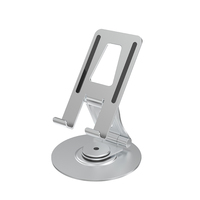 Soporte para Teléfono Móvil de Aleación de Aluminio Portátil de Alta Calidad, Ajustable, Plegable y Flexible, Accesorio para Teléfono