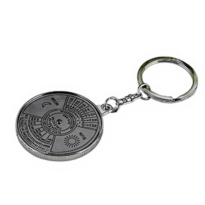 Colgante de Moneda con Calendario Perpetuo de Plata Vintage, Medallón Metálico Retro con Calculadora de Fechas, Amuleto para Collar, Accesorio Coleccionable de Regalo - Product Image 1