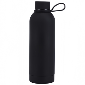 Botella de Agua con Logotipo Personalizado, Acero Inoxidable, 500 ml, Taza Deportiva de Tacto Suave, Termo, Botella Térmica Deportiva - Product Image 1