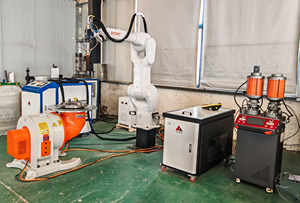 Machine de durcissement au laser avec bras robotique automatique pour l'amélioration de la dureté des moules métalliques, la réparation de surfaces en acier et en aluminium - Product Image 1