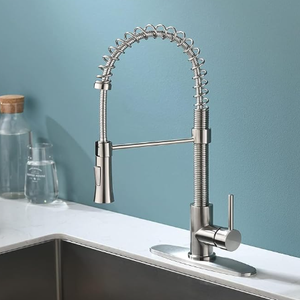 Gootsteen Kraan Spray Hoge Boog Enkele Steel Enkel Gat Rvs Keuken Kraan Pak Voor Boerderij Camper Wasgoed - Product Image 4