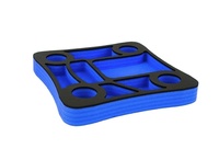 Nouvelle Arrivée Île Flottante Durable en Mousse XPE pour Piscine/Plage, Plateau Flottant pour Jeux, Table à Cartes, Porte-Boissons, Flotteurs pour Enfants