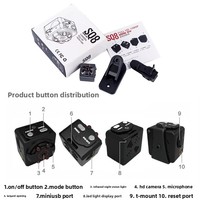Kamera Aksi Olahraga Baru SQ8 CMOS/CCD MicroSD Penglihatan Malam Deteksi Gerakan Portabel Mini Kamera Video Digital Keamanan