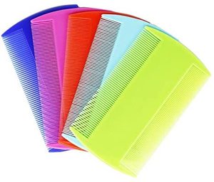 Peignes à dents fines double face avec dents en plastique Peigne à poux et lentes pour le traitement des poux <span class=keywords><strong>de</strong></span> tête - Product Image 1