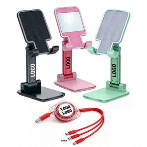Wholesale Promo Gift Logo Portable Holder <b>Tablet</b> Angle Adjustable Foldable Phone <b>Stand</b> <b>for</b> Desk Custom Promotional Gifts - Product Image 1