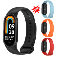 Bracelet de sport Bracelet en silicone pour Mi Band 8 Bracelet Bracelet Montre intelligente pour Mi band 8 Sangles Accessoires