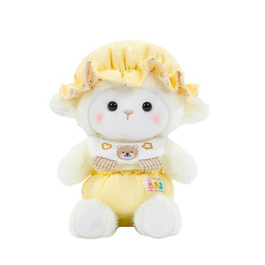 Peluche d'agneau personnalisée de 25 cm/35 cm, jouet en peluche douce de haute qualité avec tenues amovibles, décoration de boutique, animal en peluche - Product Image 6