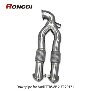 ท่อไอเสียสแตนเลส 304 ขัดเงาสำหรับ Audi TTRS 8P 2.5T TFSI EVO(EA855) 2017+ ท่อเพิ่มประสิทธิภาพ - Product Image 4