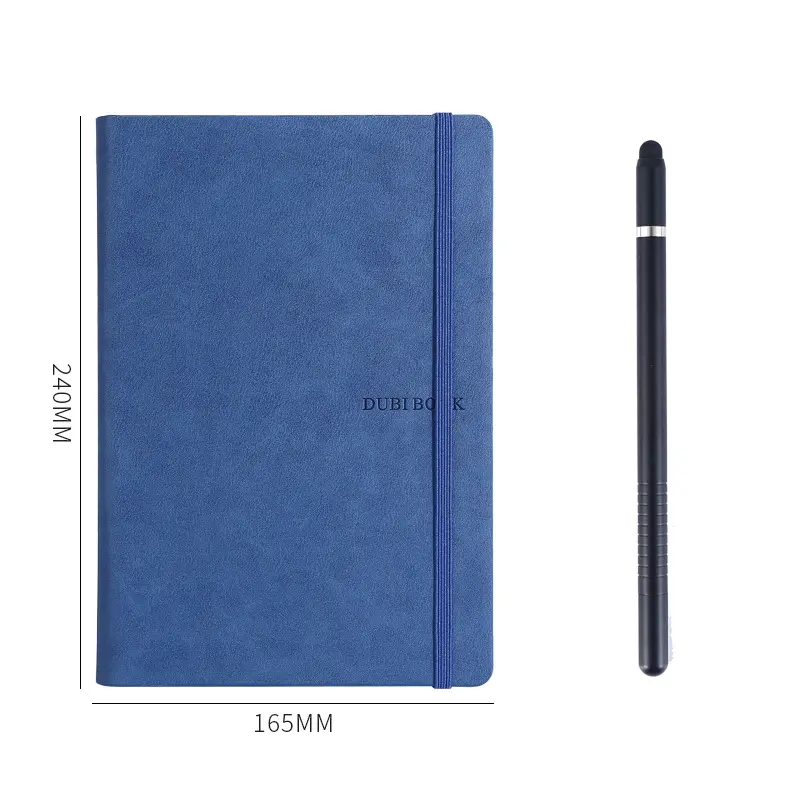 دفتر ملاحظات رقمي بغلاف مقوى مع قلم من سلسلة A5 يُصمم حسب الطلب من المصنع مباشرة