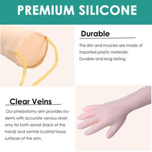 Model Latihan Pungsi Vena Intravena Multifungsi untuk Injeksi Arteri dan Ilmu Kedokteran Vena - Product Image 4