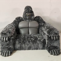 Nouveau Design 2025 – Canapé de Luxe Grand Modèle Godzilla, Canapé Animal Gorille Roi Kong pour Salon, Couleurs Personnalisables