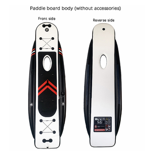 Planche de surf 1 personne Aqua Race Pédale Flottante Gonflable Cycle avec Entraînement à Pédale Jeux d'Eau SUP Kayak Pédale Gonflable Noir - Product Image 3
