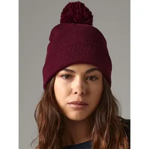 Gorro de lana original con pompón, merchandising personalizado - Product Image 1