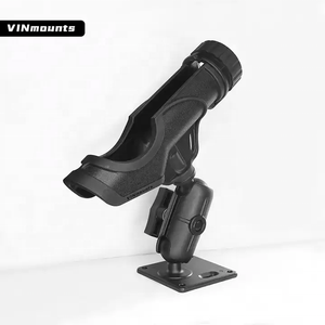 Soporte para Cañas de Pescar VIN, Soporte para Cañas de Barco con Base de Bola VESA 75x75 para Montaje por Perforación - Product Image 5