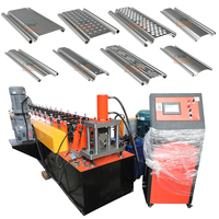 Machine de fabrication de portes de garage à enroulement, machine de formage à rouleaux pour rails de guidage de portes à enroulement métalliques