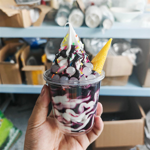 Recommended Supermarket Ice Cream Cheap Delicious Low Calorie Slightly Sweet Snow Chocolate Fluffy 360cm Faux Food Model Display - Product Image 2