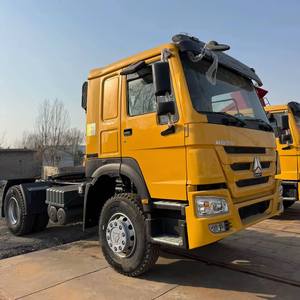Camion tracteur d'occasion Sinotruk Howo 6x4 371ch Euro 3 Moteur Weichai Caméra arrière 360° Meilleurs prix à vendre - Product Image 3