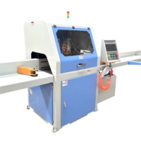 Sierra de Corte Transversal Automática de Precisión Personalizada CutChing, con Motor Controlado por PLC para Corte de Madera, Ángulo de 20-160 Grados, Precisión de 0.5mm