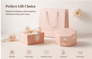 Custom Pink Octagonal Jewelry Advent Calendar <b>Box</b> with Compartments Rigid Cardboard Christmas Gift Packaging for <b>Ring</b> Earrings - Product Image 3