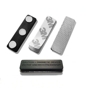 Precio competitivo etiqueta imán placa de acero retráctil neodimio ABS ID titular de la insignia magnética - Product Image 4