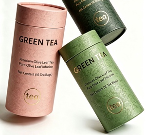 Biodegradable Custom Logo Food Grade Cylinder Cardboard <b>Container</b>, Eco Paper Tube Packaging for Coffee Beans and Tea Leaves - Product Image 5